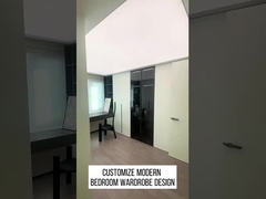 Personalize o design do guarda-roupa moderno do quarto