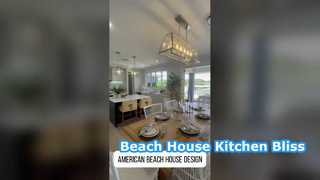 Casa de praia americana com design moderno