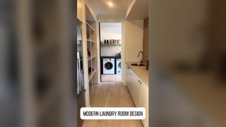 Design moderno de lavanderia