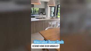 Designer de decoração de casa minimalista