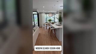 Casa moderna com design escandinavo
