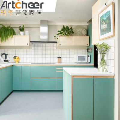 comprar Armários de cozinha com acabamento de laca durável de ilha e material de grau E1 Design moderno fabricação em linha