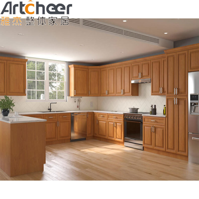 comprar Modular Forma de madeira maciça Armários de shaker modernos Tradicionais para casas modernas fabricação em linha