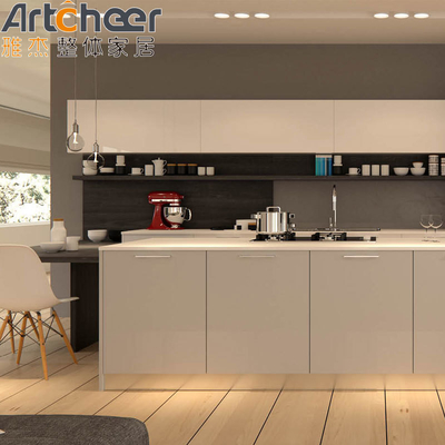 comprar Armários de cozinha modulares de madeira de cor e design móvel personalizados para o mercado da Tailândia fabricação em linha