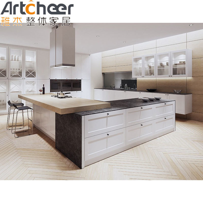 comprar Mobiliário de cozinha modular com design moderno e gabinete de parede de material de grau E0 fabricação em linha