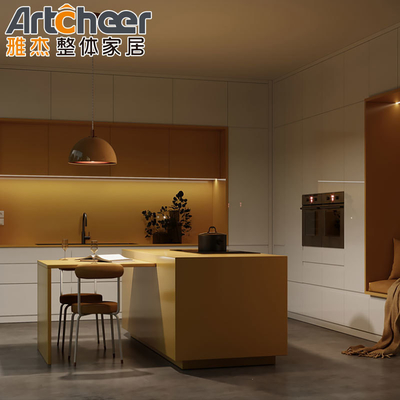 comprar Armário de cozinha de casa pequena Design moderno feito com material de carcaça de madeira compensada fabricação em linha