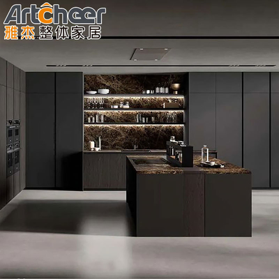 comprar Desenhos de gabinetes de cozinha de estilo de importação modular da ilha 2023 com durabilidade do material MDF fabricação em linha