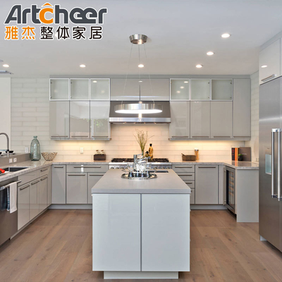 comprar Armários de cozinha de madeira maciça em estilo moderno fabricação em linha