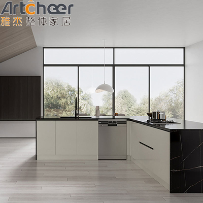 comprar Armário de cozinha personalizado para casa móvel em forma de L fabricação em linha