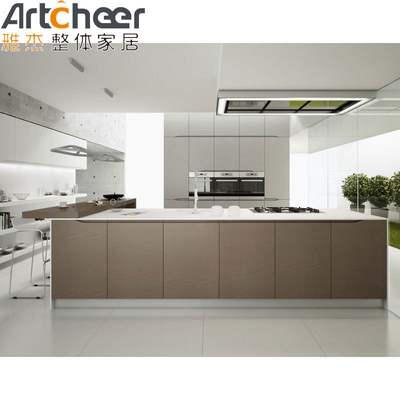 comprar Armário de cozinha com bancada de borda suave e material acrílico puro fabricação em linha