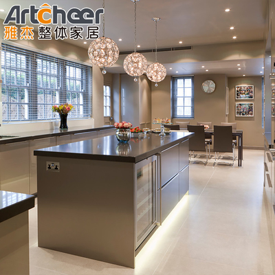 comprar Armário de armazenamento de madeira maciça de design modular para móveis domésticos Armário de cozinha ecológico fabricação em linha