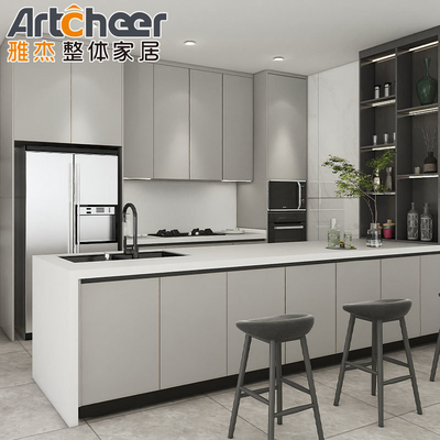 comprar Mobiliário de cozinha moderno Armário de cozinha com design de churrasco ao ar livre e sofá fabricação em linha