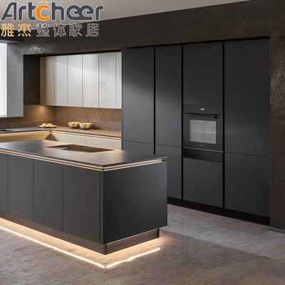 comprar Luz de pingente LED em cor cinza para ilha de cozinha e mesa central estilo italiano moderno fabricação em linha
