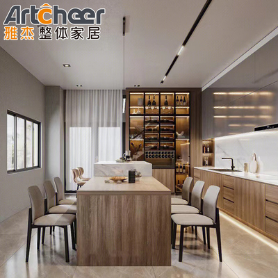 comprar Armário de cores personalizado de estilo moderno, despensa com caixa de quartzo e armazenamento fabricação em linha