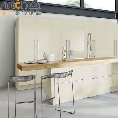 comprar Elegante gabinete de cozinha de design moderno com lixeira e cesta de estilo euro fabricação em linha