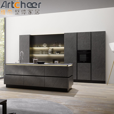 comprar Armário de cozinha comercial de estilo europeu com design moderno e acabamento de melamina fabricação em linha
