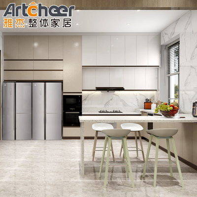 comprar Mobiliário de cozinha moderno durável Armário de canto de madeira com armários de madeira personalizados fabricação em linha