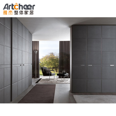 comprar Portão deslizante do meio do século quarto andar no armário com estilo de madeira PANEL fabricação em linha