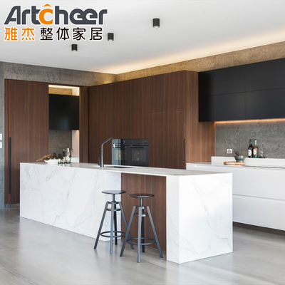 comprar Cor personalizada Pronto para montar armários de cozinha com ilha em laca ou acabamento fabricação em linha