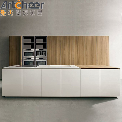 comprar Armário de cozinha Design modular Tratamento de superfície de laca para móveis modernos de casa fabricação em linha