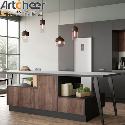 comprar Armários de cozinha modulares de contraplacado personalizados americanos para móveis de cozinha modernos fabricação em linha
