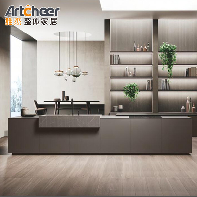 comprar Armários de cozinha de estilo europeu com material de carcaça de madeira compensada por Foshan Artcheer fabricação em linha