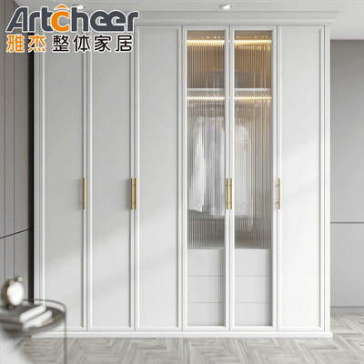 comprar Quarto personalizável Melamina Madeira Caminhar Em Armários Abertos Com E1 fabricação em linha