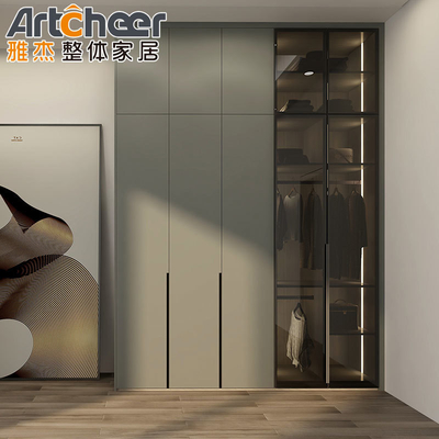 comprar Armazenamento de quarto de madeira maciça com 2 portas armário trilho suspenso e altura ajustável fabricação em linha