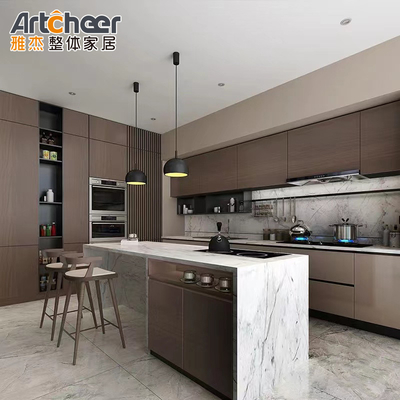 comprar Mobiliário de cozinha Turquia Base Gabinete Com Quartz Island Stone estilo italiano e material de grau E1 fabricação em linha