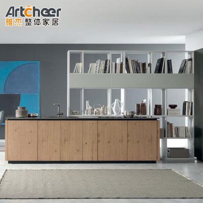 comprar Half Bullnose Countertop Design gabinete de cozinha conjunto OEM aceita personalização fabricação em linha