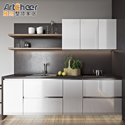 comprar Chennai Home Modern Luxury Design Wall I Shape Kitchen Cabinet Set Completo de Melamina fabricação em linha