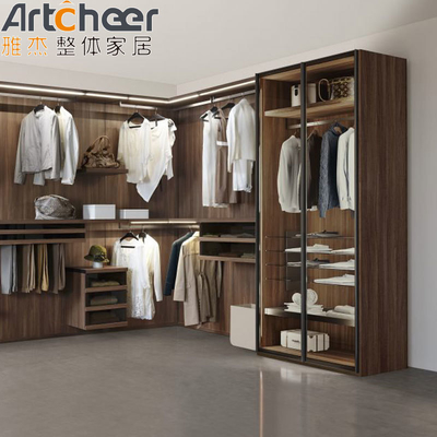 comprar Tamanho personalizado Guarda-roupa de parede do quarto para mulheres Moderno Estilizado Design aberto Altura ajustável fabricação em linha