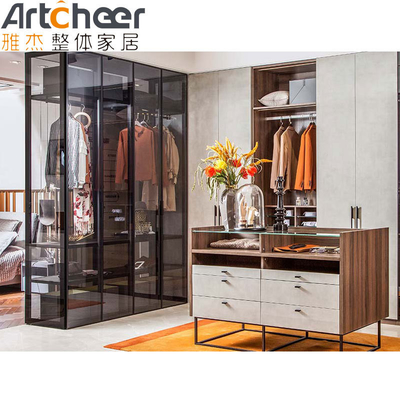 comprar Roupas organizadoras de meados do século andar no armário armário simples guarda-roupa para móveis de quarto fabricação em linha