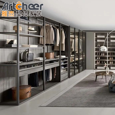 comprar Porta aberta de chão a teto caminhada moderna no guarda-roupa experiência o auge do luxo fabricação em linha