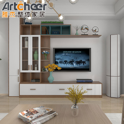 comprar Casa Móveis TV LED simples Montar na parede Armário com portas deslizantes na Indonésia fabricação em linha