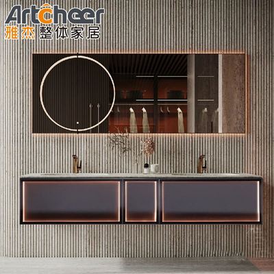 comprar Armário de cozinha contemporâneo com lavatório personalizado feito de luxo de PVC de 36 
