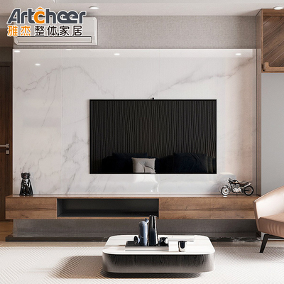 comprar PANEL Armário de mesa de chá estilo madeira com cor personalizada e design de gabinete traseiro fabricação em linha