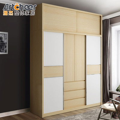 Customize Design Luxury Porta Deslizante Sistemas Organizador de Guarda-Roupa Para Casas Modernas Estilizadas